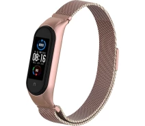Купить - аксессуар к смарт-чсасам  Ремешок ArmorStandart Milanese Magnetic Band 503 для Xiaomi Mi Band 6/5 Rose Gold (ARM57183)