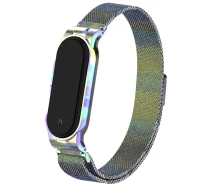 Купить - аксессуар к смарт-чсасам  Ремешок ArmorStandart Milanese Magnetic Band для Xiaomi Mi Band 6/5 Rainbow (ARM56851)