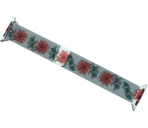 Купить - аксессуар к смарт-чсасам  Ремешок ArmorStandart Milanese Loop для Apple Watch All Series 38-40mm Flowers Fuchsia (ARM52959)
