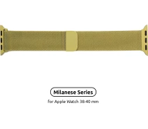 Купить - аксессуар к смарт-чсасам  Ремешок ArmorStandart Milanese Loop Band для Apple Watch All Series 38/40/41mm Yellow (ARM55253)