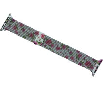 Купить - аксессуар к смарт-чсасам  Ремешок ArmorStandart Milanese Loop для Apple Watch All Series 42/44/45/49mm Flower Red Lily (ARM52964)
