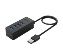 Купить - кардридер  Концентратор Orico USB 3.0 4 ports (W5P-U3-100-BK-PR) (CA911264)