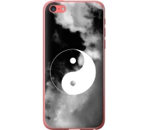 Купить - чехол для смартфона  Чехол 2d пластиковый на телефон iPhone 5c Инь и Янь "4389t-23-1529"
