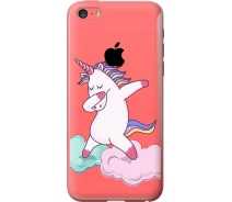 Купить - чехол для смартфона  Чехол 2d пластиковый на телефон iPhone 5c Единорог "4702t-23-1529"
