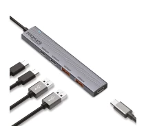 Купить - кардридер  USB-С хаб Promate LiteHub-Pro Grey (litehub-pro)