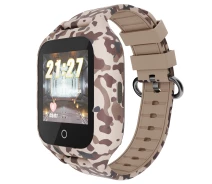 Купить - смарт-часы  Детские водонепроницаемые GPS часы MYOX MX-72BRW (4G) камуфляж с видеозвонком (m4g-072brw)