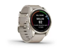 Купить - смарт-часы  Смарт-часы Garmin Fenix 7S Pro Sapphire Solar Soft Gold w. Limestone L. Band ()