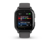 Купить - смарт-часы  Garmin Venu Sq 2 Slate Aluminum Bezel with Shadow Grey Case and Silicone Band (010-02701-00/10)