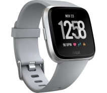 Купить - смарт-часы  Смарт-часы Fitbit Versa, Gray/Silver Aluminum (FB505SRGY)