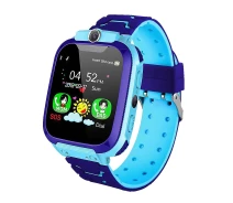 Купить - смарт-часы  Детские смарт часы-телефон Aishi Q12 с GPS (Blue) (45392142)