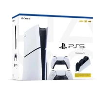 Купить - игровую консоль  Игровая консоль Sony PlayStation 5 Slim 1Tb + DualSense (White) + Charging Station