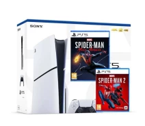 Купить - игровую консоль  Игровая консоль Sony PlayStation 5 Slim 1Tb + Marvel’s Spider-Man: Miles Morales + Marvel's Spider-Man 2