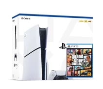 Купить - игровую консоль  Игровая консоль Sony PlayStation 5 Slim 1Tb + GTA V (русские субтитры)