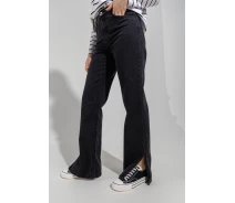 Купить - женские джинсы  Джинсы Regular fit женские LAWA WBC02366 34 Черный (203)