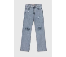 Купить - женские джинсы  Джинсы Regular fit женские Park karon T076 27 Голубой (225)