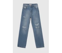 Купить - женские джинсы  Джинсы Regular fit женские Park karon T078 28 Синий (295)