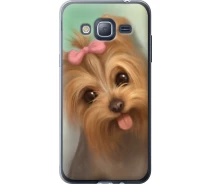 Купить - чехол для смартфона  Чехол 2d пластиковый на телефон Samsung Galaxy J3 Duos (2016) J320H Нарисованный йоркширский терьер "928t-265-1529"