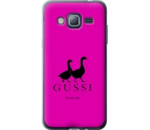 Купить - чехол для смартфона  Чехол 2d пластиковый на телефон Samsung Galaxy J3 Duos (2016) J320H Гуси "4561t-265-1529"