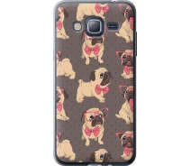 Купить - чехол для смартфона  Чехол 2d пластиковый на телефон Samsung Galaxy J3 Duos (2016) J320H мопсики 2 "4362t-265-1529"
