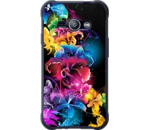 Купить - чехол для смартфона  Чехол 2d пластиковый на телефон Samsung Galaxy J1 Ace J110H Абстрактные цветы "511t-215-1529"