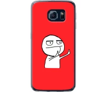 Купить - чехол для смартфона  Чехол 2d пластиковый на телефон Samsung Galaxy S6 G920 Мем "4578t-80-1529"
