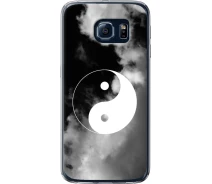 Купить - чехол для смартфона  Чехол 2d пластиковый на телефон Samsung Galaxy S6 G920 Инь и Янь "4389t-80-1529"