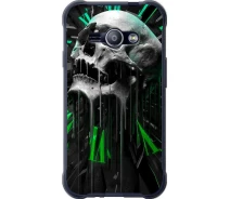 Купить - чехол для смартфона  Чехол 2d пластиковый на телефон Samsung Galaxy J1 Ace J110H Череп-часы "4100t-215-1529"
