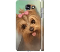 Купить - чехол для смартфона  Чехол 3d пластиковый глянцевый на телефон Samsung Galaxy A5 (2016) A510F Нарисованный йоркширский терьер "928c-158-1529"