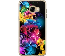 Купить - чехол для смартфона  Чехол 2d пластиковый на телефон Samsung Galaxy C5 C5000 Абстрактные цветы "511t-301-1529"