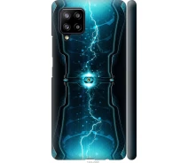 Купить - чехол для смартфона  Чехол 3d пластиковый матовый на телефон Samsung Galaxy A42 A426B Молнии в цилиндре "120m-2098-1529"