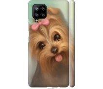 Купить - чехол для смартфона  Чехол 3d пластиковый матовый на телефон Samsung Galaxy A42 A426B Нарисованный йоркширский терьер "928m-2098-1529"