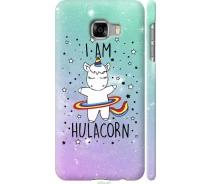 Купить - чехол для смартфона  Чехол 3d пластиковый матовый на телефон Samsung Galaxy C5 C5000 I'm hulacorn "3976m-301-1529"