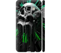Купить - чехол для смартфона  Чехол 3d пластиковый матовый на телефон Samsung Galaxy C5 C5000 Череп-часы "4100m-301-1529"