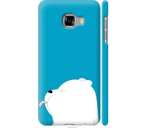 Купить - чехол для смартфона  Чехол 3d пластиковый матовый на телефон Samsung Galaxy C5 C5000 Мишка 1 "4358m-301-1529"