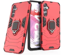 Купить - чехол для смартфона  Чехол Fiji Ring для Samsung Galaxy M34 5G (M346) бронированный бампер с кольцом подставкой красный