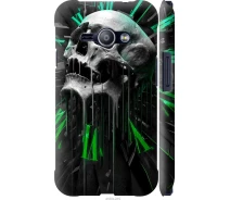 Купить - чехол для смартфона  Чехол 3d пластиковый матовый на телефон Samsung Galaxy J1 Ace J110H Череп-часы "4100m-215-1529"