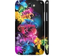 Купить - чехол для смартфона  Чехол 3d пластиковый матовый на телефон Samsung Galaxy Note 2 N7100 Абстрактные цветы "511m-17-1529"