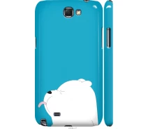 Купить - чехол для смартфона  Чехол 3d пластиковый матовый на телефон Samsung Galaxy Note 2 N7100 Мишка 1 "4358m-17-1529"