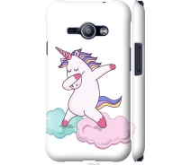 Купить - чехол для смартфона  Чехол 3d пластиковый матовый на телефон Samsung Galaxy J1 Ace J110H Единорог "4702m-215-1529"