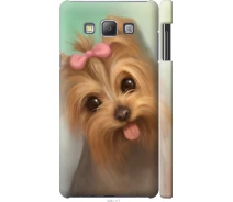Купить - чехол для смартфона  Чехол 3d пластиковый матовый на телефон Samsung Galaxy A7 A700H Нарисованный йоркширский терьер "928m-117-1529"