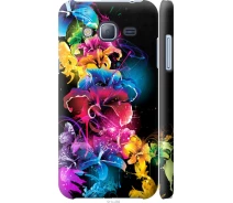 Купить - чехол для смартфона  Чехол 3d пластиковый матовый на телефон Samsung Galaxy J3 Duos (2016) J320H Абстрактные цветы "511m-265-1529"