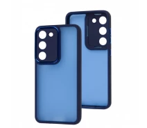 Купить - чехол для смартфона  Чехол Fiji Lens для Samsung Galaxy S23 (S911) бампер матовый с защитой блока камер Blue