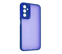 Купить - чехол для смартфона  Чехол Fiji Lens для Samsung Galaxy M13 4G (M135) бампер матовый с защитой блока камер Blue