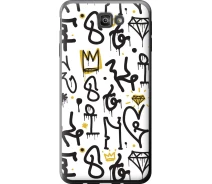 Купить - чехол для смартфона  Чехол силиконовый на телефон Samsung Galaxy J7 Prime Graffiti art "4355u-610-1529"