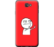 Купить - чехол для смартфона  Чехол силиконовый на телефон Samsung Galaxy J7 Prime Мем "4578u-610-1529"