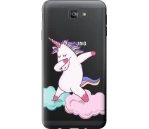 Купить - чехол для смартфона  Чехол силиконовый на телефон Samsung Galaxy J7 Prime Единорог "4702u-610-1529"