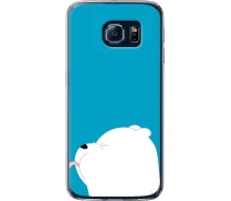 Купить - чехол для смартфона  Чехол силиконовый на телефон Samsung Galaxy S6 G920 Мишка 1 "4358u-80-1529"