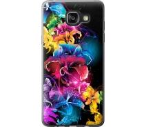 Купить - чехол для смартфона  Чехол силиконовый на телефон Samsung Galaxy A5 (2016) A510F Абстрактные цветы "511u-158-1529"