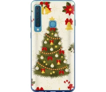Купить - чехол для смартфона  Чехол силиконовый на телефон Samsung Galaxy A9 (2018) Новогодняя елка "4198u-1503-1529"