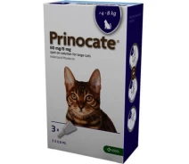 Купить - противопаразитарное средство для кота  Ветпрепарат KRKA Капли Принокат для кошек 4-8 кг 80/8мг Спот-он 0,8мл №3 (3838989723132)